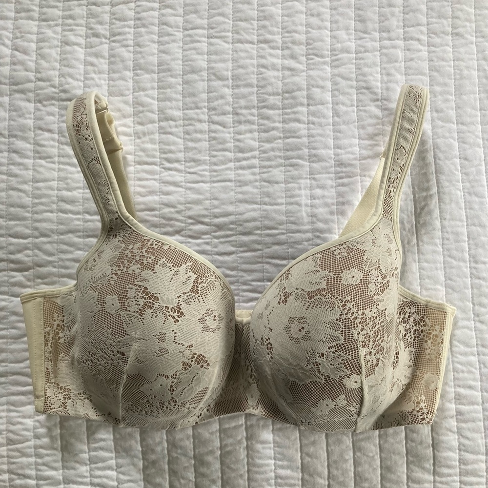 Cacique Balconette bra, cream lace, 40DD